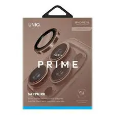 UNIQ OPTIX PRIME SAPPHIRE CAMERA LENS FOR IPHONE 16 PRO AND PRO MAX | GILDED GOLD